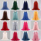 Premium Viscose Maxi Crinkle Cloud Hijab Scarf Shawl Islam Muslim Scarves Wraps
