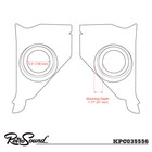Retrosound Speaker Kick Panels With Speakers For 1955-56 Chevrolet Chevy
