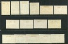 Fiji 1938-55   d-5s All Types Sg 249-266 Ex  261a Hinged Mint  cat    265 As U m 