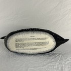 Loon Stuffed Duck Plush Bird Fabric Decoy Decor White Black Vintage Collectible