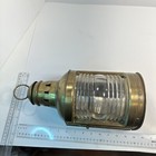 Antique Vintage Perkins Perko Delite Brass Marine Maritime Lantern  Hanging