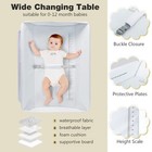 Baby Changing Table  Folding Diaper Station Portable Nursery Organizer With S   