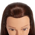 Traininghead 28-30  100  Human Hair Mannequin Head Hairdressing Training Brown