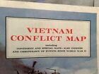 Vietnam Conflict Map With Chronology To 1967 Unfolds To 14 1 2 By 21    Colorful