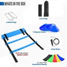 Escalera De Agilidad  Paraca  das Para Correr Para Atletas En Entrenamiento  New