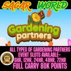 1x Slot Time Take Upto - 48 Hr Gardening Partners Event  mono_poly Go Sticker    