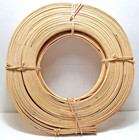 1 2  Flat Flat Reed Natural Coil Basket Weaving Chair Caning New