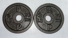 Lightning P   P Wing Set 3  5  10  22 Lb Barbell Weight Plates  Standard 1  Hole