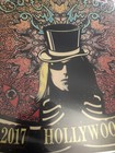 Tom Petty Hollywood Bowl Last Show Foil Poster Mike Dubois Signed  Look 13 260