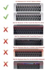 Hrh Silicone Keyboard Cover Skin For Macbook Air 13 for Macbook Pro 13 15 17    
