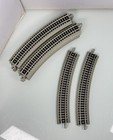 Bachmann N Scale Ez Curved Train Track - Nickel Silver 11 25in Radius - 10pc Set