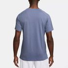 Nike Men s Nikecourt Advantage Dri-fit Tennis Shirt Indigo Blue Size Xl Nwt