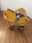 Vintage 1920s Handmade Wooden Pull Toy 