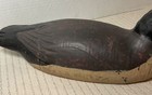 Vtg Hand Carved Wooden Swimming Canada Goose 18 In  Long