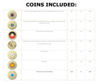          Australian  2 Dollar Coins Unc 9 Coin Beginner Purple Poppy      Starter Pack