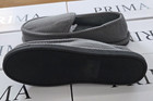 Men s Corduroy House Shoes Moccasin Slip-on Grey     Premium Quality    