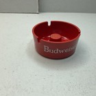 Red Budweiser Melamine Vintage Bar Room Ashtray