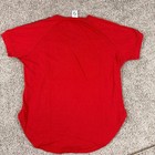 Georgia Bulldogs Womens Medium Red V Neck Shirt Uga Ncaa Football Fan Tee