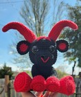 Baphomet Goat Amigurumi Crochet Plush Horror Goth Unique Adorable 