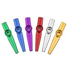 6pcs Metal Kazoo Harmonica Mouth Flute Kids Party Musical Instrument Gift J2i4