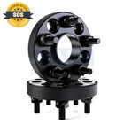 Forged 20mm Black 5x114 3 Wheel Spacers Hubcentric 60 1mm 12x1 5 Studs