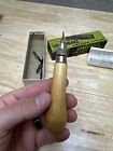 Vintage Speedball Linoleum Cutter Kit 4 Blades Handle Box And Manual