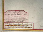 Andalusia Spain 1735 Rainer   Joshua Ottens Large Unusual Antique Map