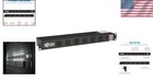 Versatile 12-outlet Pdu Rack Power Strip - Lighted Switch   Heavy-duty Housing
