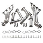 W  Y Pipe Headers For 07-13 Chevy Gmc 4 8l 5 3l 6 0l Long Tube  Stainless Steel