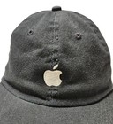 Apple Computer Logo Black Dad Hat Cap Baseball Adjustable Strapback Tech Genius
