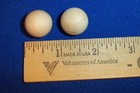 12 - 3 4  Wood  Balls Natural Unfinished Solid Hardwood Wooden Crafts   Game New