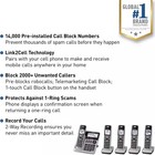 Panasonic - Kx-tgf975s Link2cell Dect 6 0 Expandable Cordless Phone System Wi   