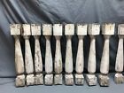 Vtg Lot 15 Shabby Distressed White 20  Spindles Porch Balusters Chic Old 917-24b