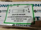 150-qty  Confast 3 8  Id  304 Stainless Steel Drop-in Anchor W 1 Setting Tool