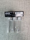 3 Piece Glass Bottle Set New In Package Glass Storage
