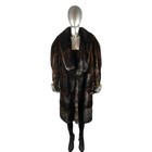 Ranch Mink 7 8 Coat  Blackglama  Sz Xl  Certified Vintage Fur W storage Bag
