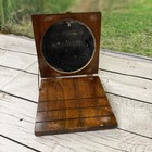 Vintage Shomescope Folding Wooden Viewer With Metal Accents