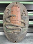 Antique    fa    Cast Iron Fire Dept House Marker - Fire Assoc  Of Philadelphia