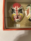Set Of Two Handpainted Opera Masks Miniatures Meng Liang su Pao T  Until