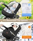 Winter Carseat Cover For Baby  Infant Car Seat Cover With Removable Fleece      