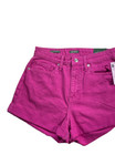 Wild Fable Shorts Womens Size 4 High Rise Mom Short Pink Fuchsia Cotton New