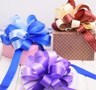 3pc Large Pull Bow String Gift Holiday Wrap Wedding Party Favor Pew Satin Ribbon