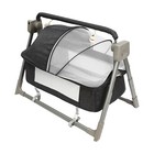 Portable Electric Baby Swing Cradle Bassinet Rocking Crib Infant W  Bluetooth   