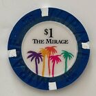 The Mirage Hotel Casino  1 Chip Las Vegas Nevada Palm Tree