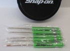  5 five Snap On Green Pocket Screwdriver  Flat Tip Screwdrivers  Magnetic  new 