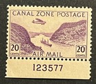 Travelstamps  Canal Zone Stamps Scott  c11  20 Cent Airmail Mint Mogh   numbered