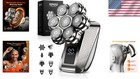 Portable 7d Head Shaver With Led Display - Perfect For Travel   Home Use