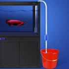 Aquarium Tank Vacuum Siphon Gravel Cleaner Pump Water Change Safe For Fish  