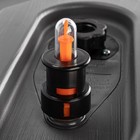 Camco Rhino Easy To Install 1 5 Inch Diameter Rv Tote Tank Gauge  Black orange