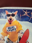 Vintage 1987 Spuds Mackenzie  hot Doggin  Bud Light Promotional  Poster